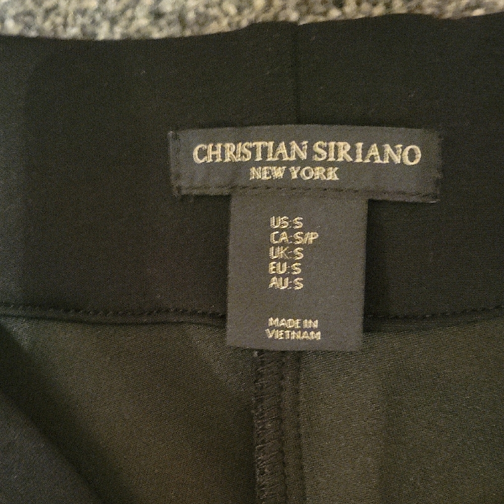 Christian Siriano Black Wide Leg Pants - Picture 2 of 3